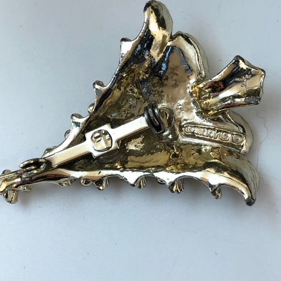 Vintage Holiday Brooch, Marked GERRY'S - Picture 5 of 5